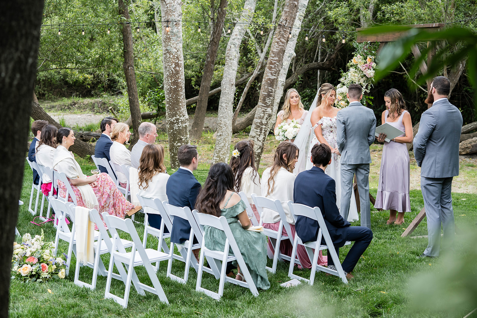 Sonoma micro wedding ceremony